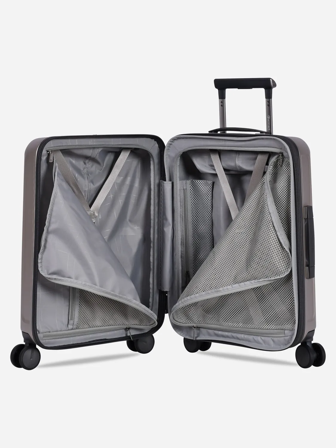 Eminent Kapstadt Cabina Espandibile bagaglio a mano beige rigido