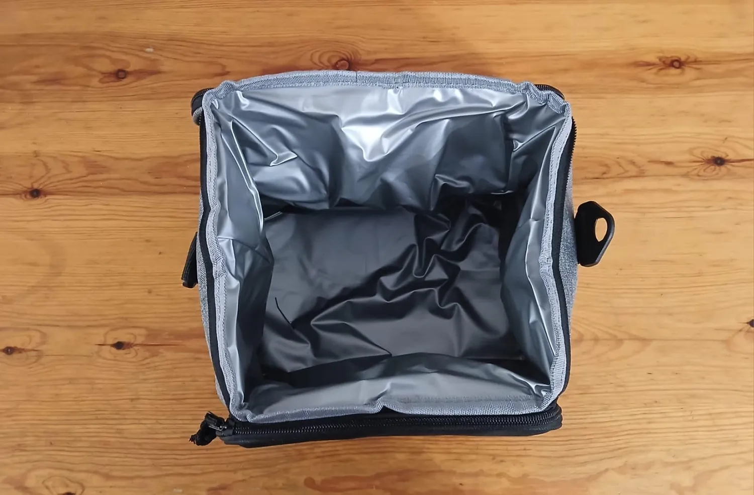 Kono Borsa Termica 9L Grigio Nero Porta Pranzo Isolata