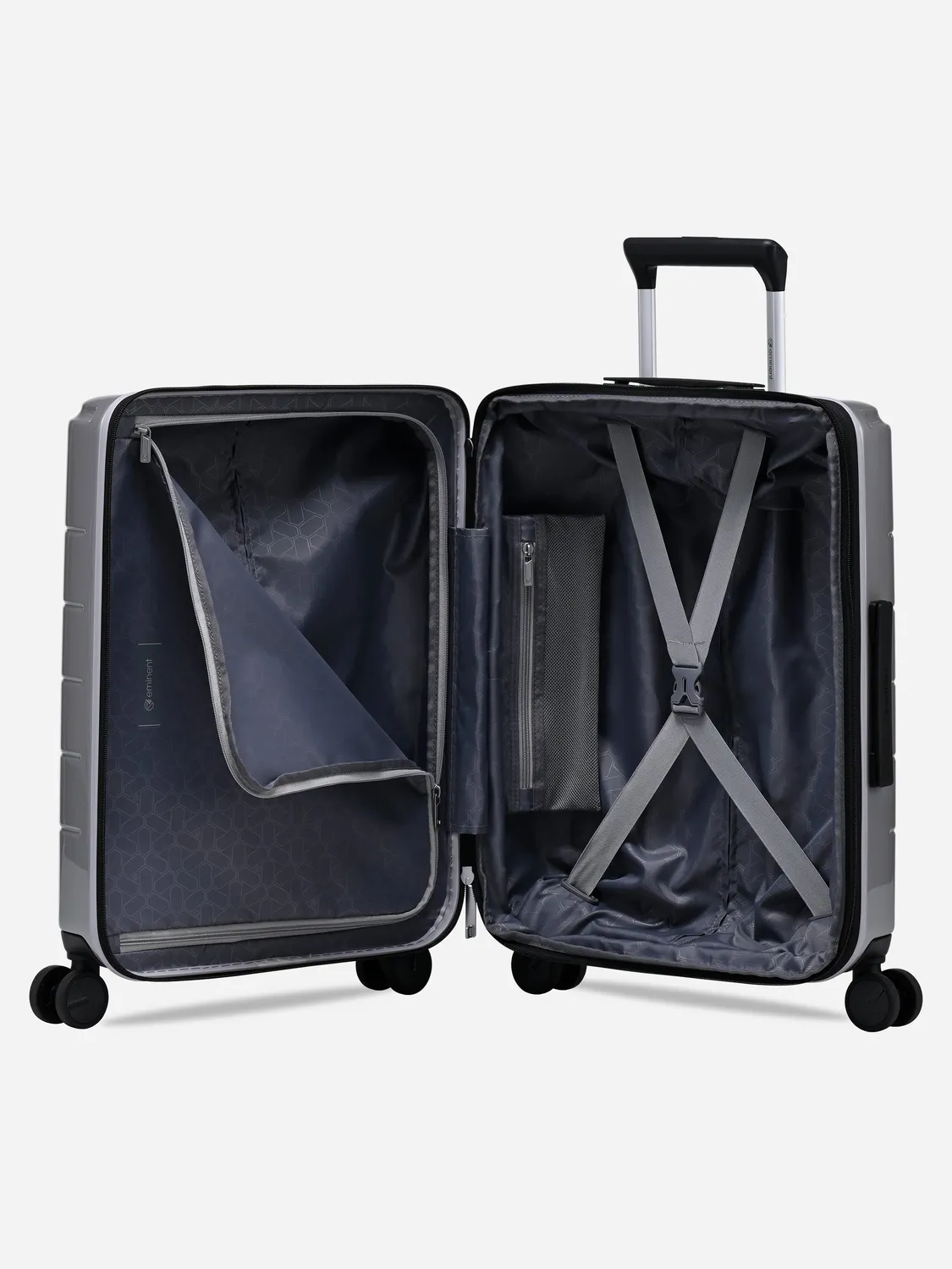 Eminent Voyager Cabina trolley espandibile argento rigido