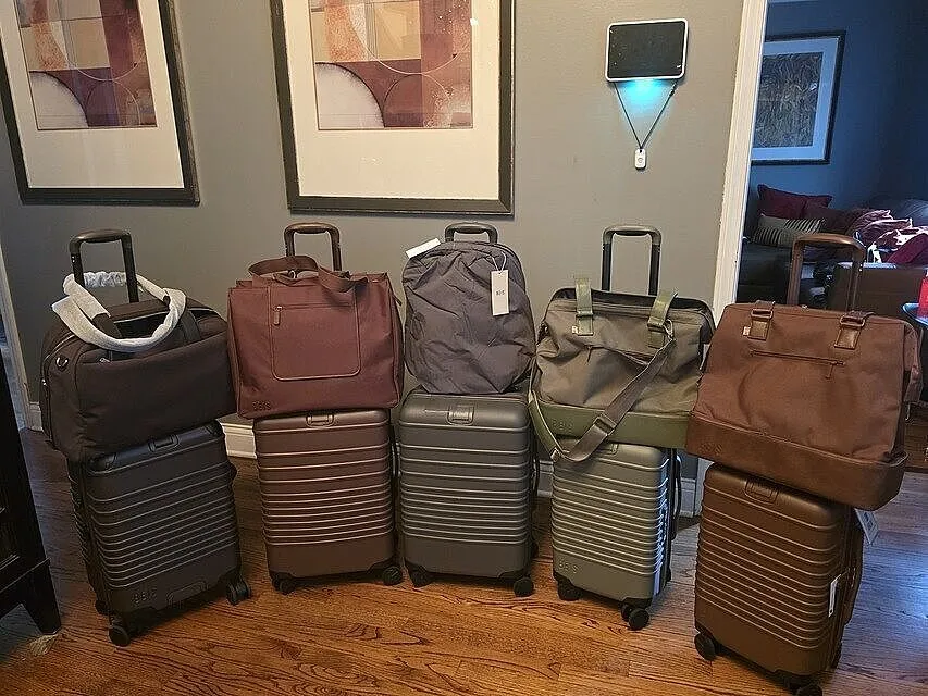 Beis Carry-On Roller Beige trolley mano beige rigido