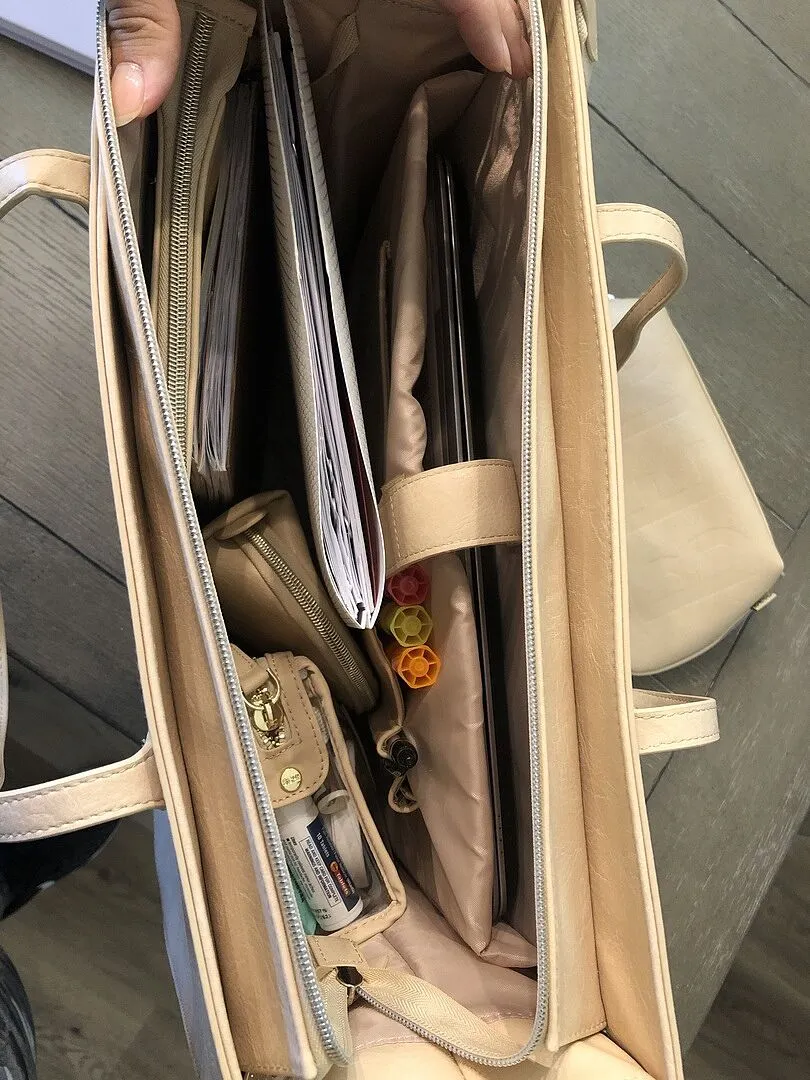 Beis Large Work Tote borsa tote beige