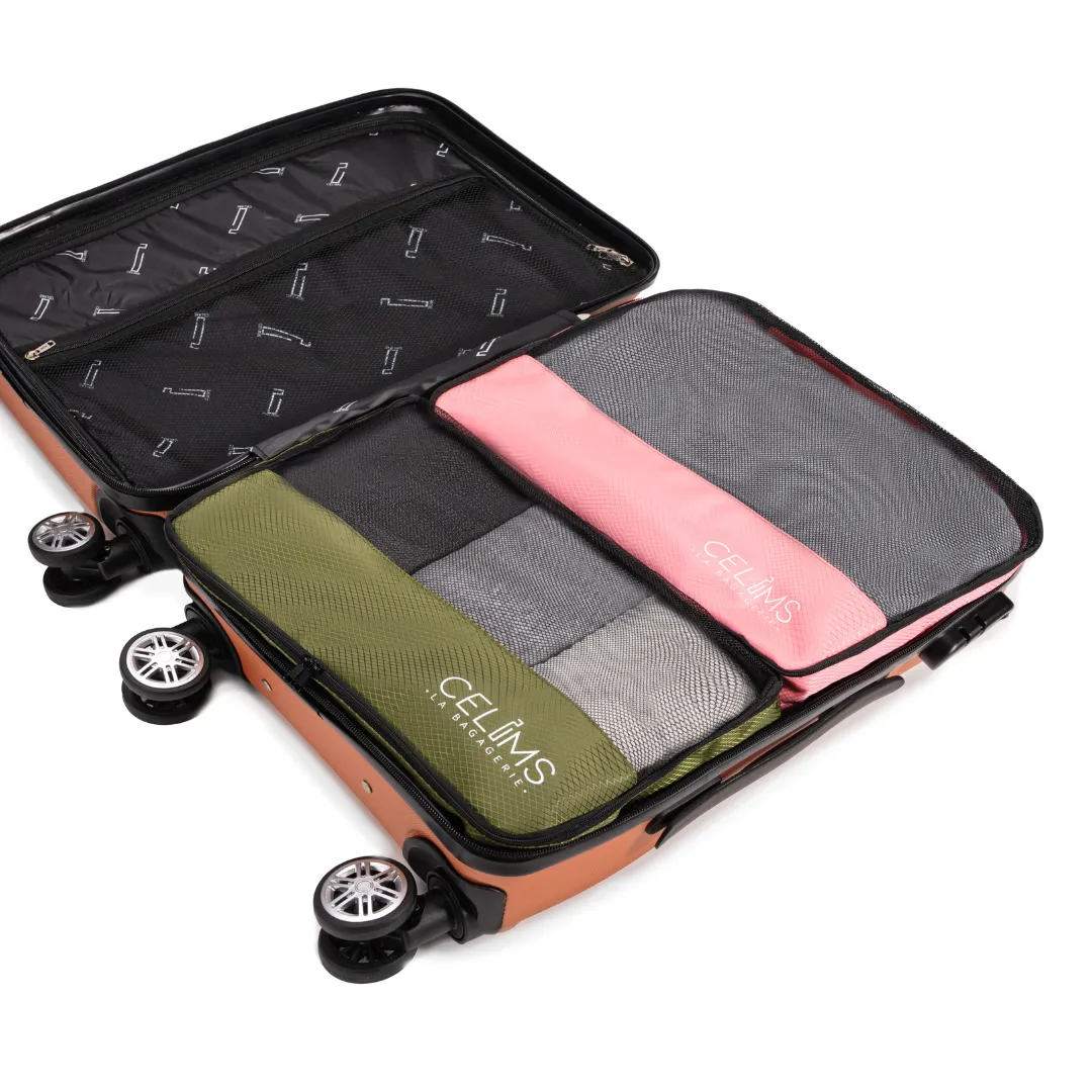 CELIMS Packing Cube Organizer Valigia Rosa Nuvola Singolo