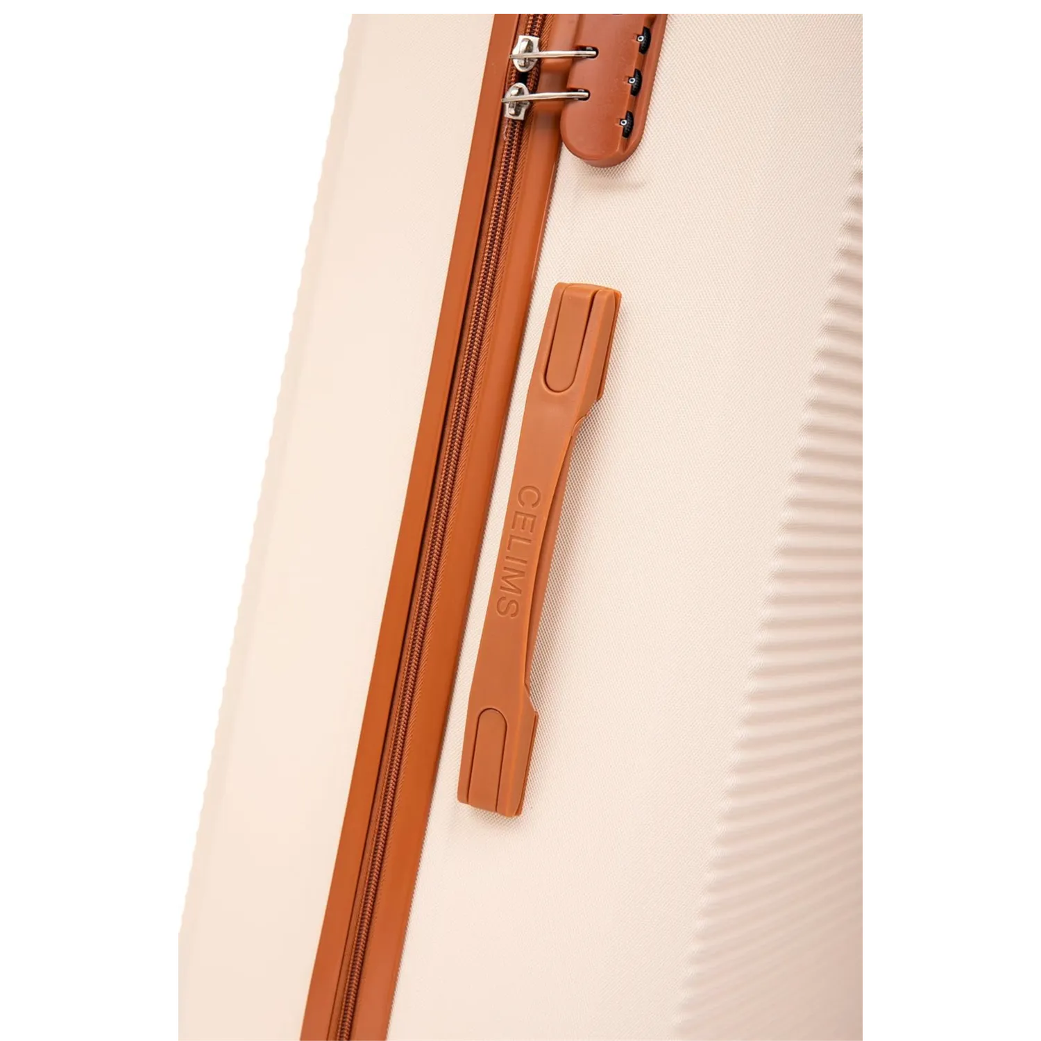 CELIMS Weekend S valigia cabina 55 cm Crème ABS leggera