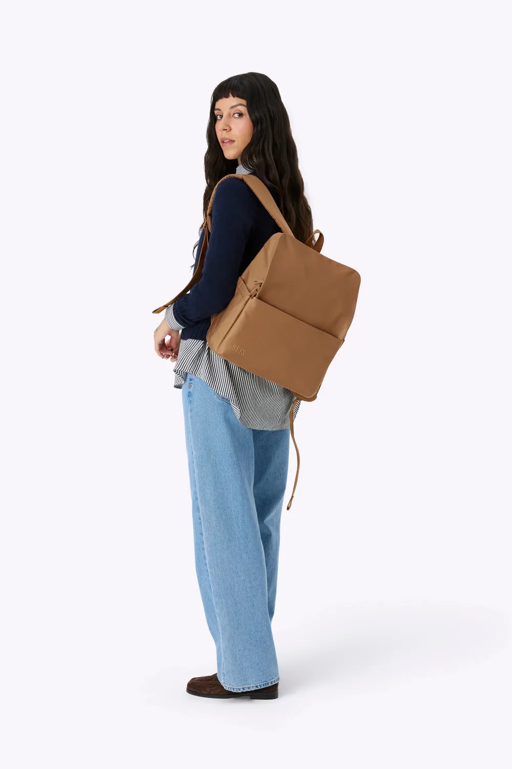 Beis Everyday Diaper Backpack zaino fasciatoio Camel magnetico