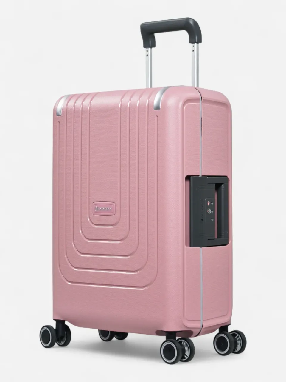 Eminent Vertica Cabina trolley rosa rigido senza zip