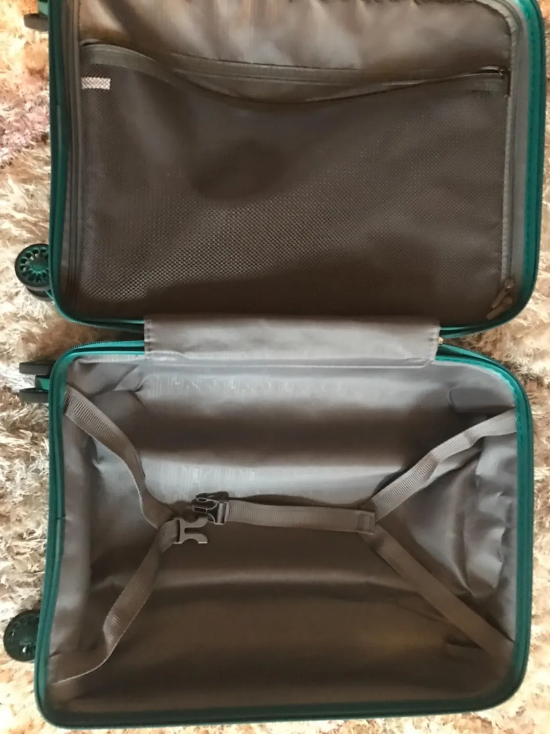 Kono Set 3 Valigie Trolley 55/65/76cm Turchese Rigide PP