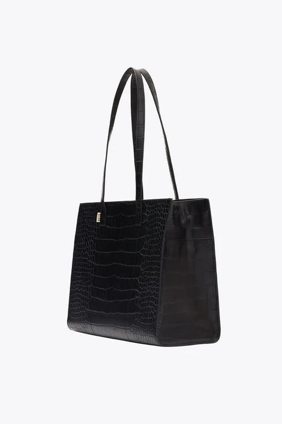 Beis Work Tote borsa tote nero cocco vegana