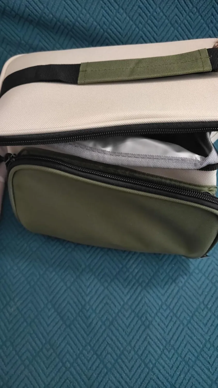 Kono Borsa Termica 9L Grigio Nero Porta Pranzo Isolata