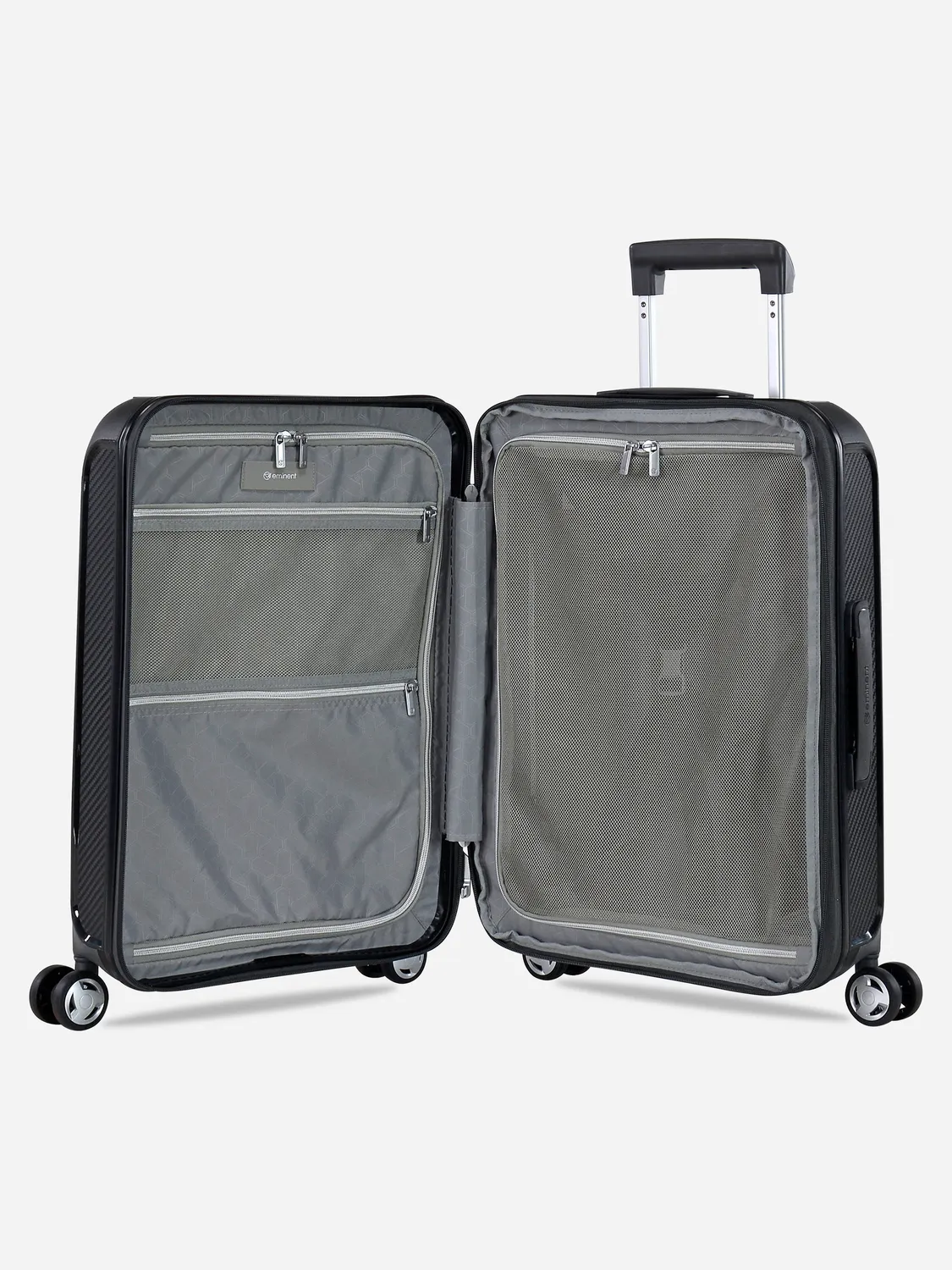 Eminent Aegis Cabina Espandibile trolley nero rigido