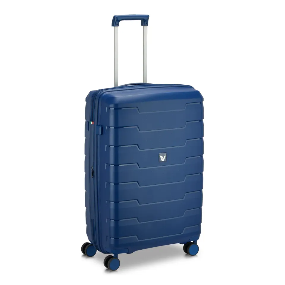 Roncato Skyline 2.0 Trolley Medio 70 cm Blu Notte Espandibile Rigido