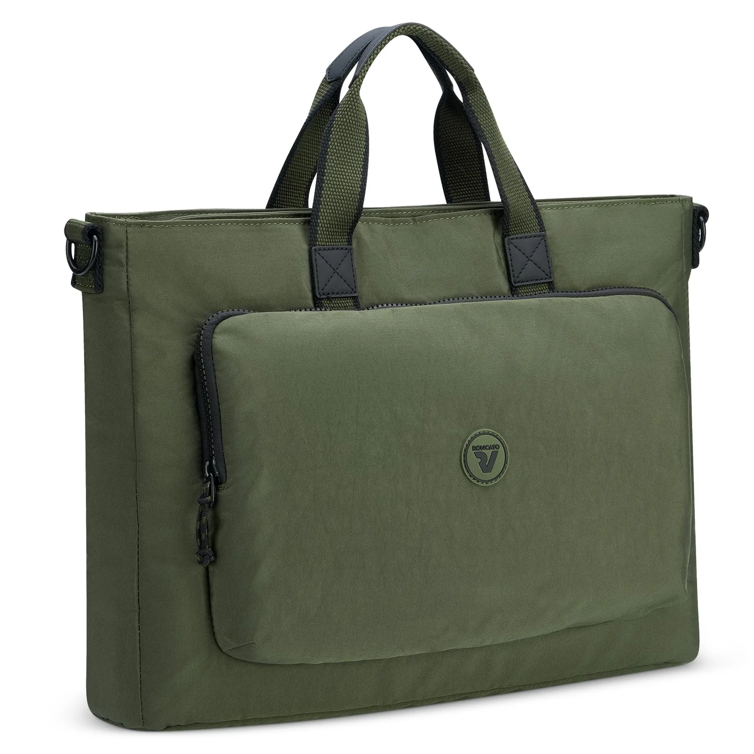 Roncato Rolling borsa ufficio trolley naturale 3 comparti