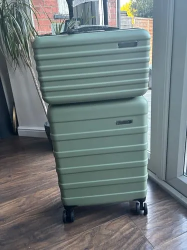 Cabin Max Lyon Anode set valigie 55x40x20 + beauty Bodo Green