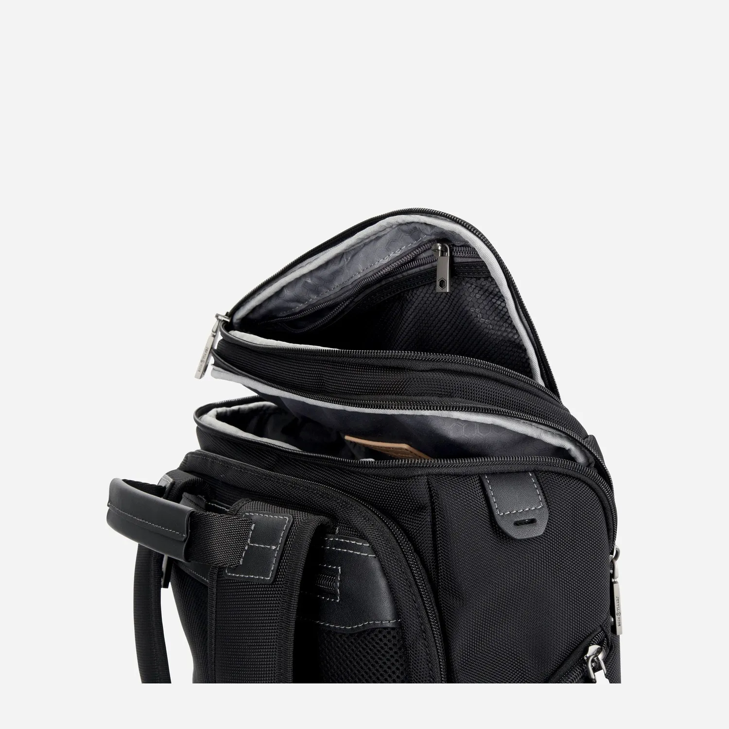 Jekyll & Hide Tokyo Zaino Laptop 17" Nylon Nero flip-top