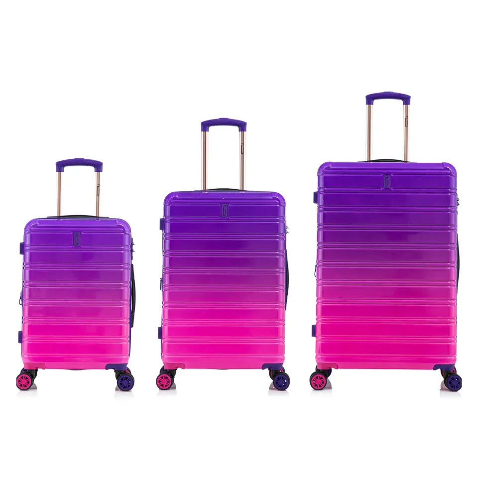 CELIMS Set 3 Valigie Policarbonato Cabina Stiva Gradient