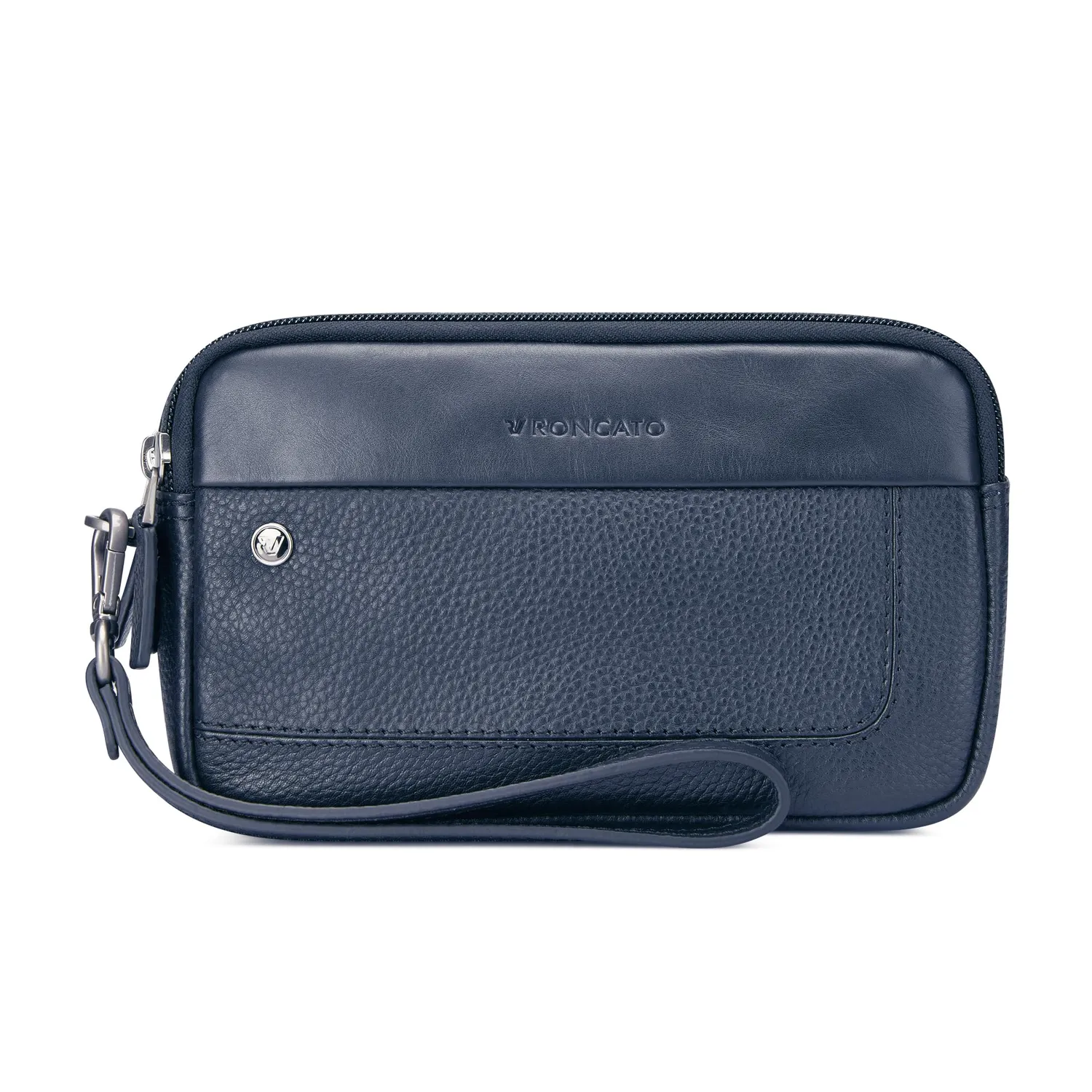 Roncato Alaska Borsello Uomo Blu Marino Piatto
