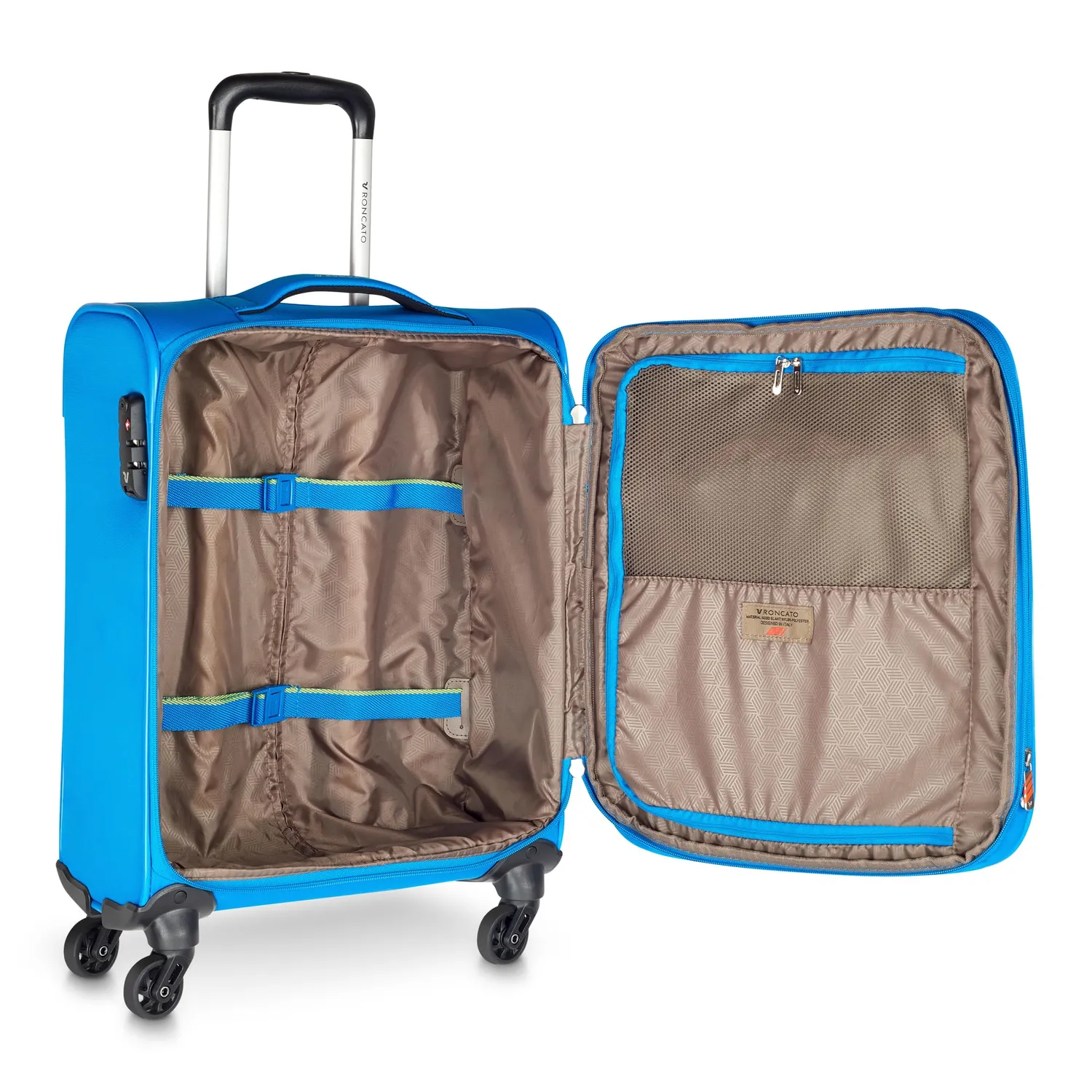 Roncato Speed Trolley Mano 55x40x20 Bluette Espandibile