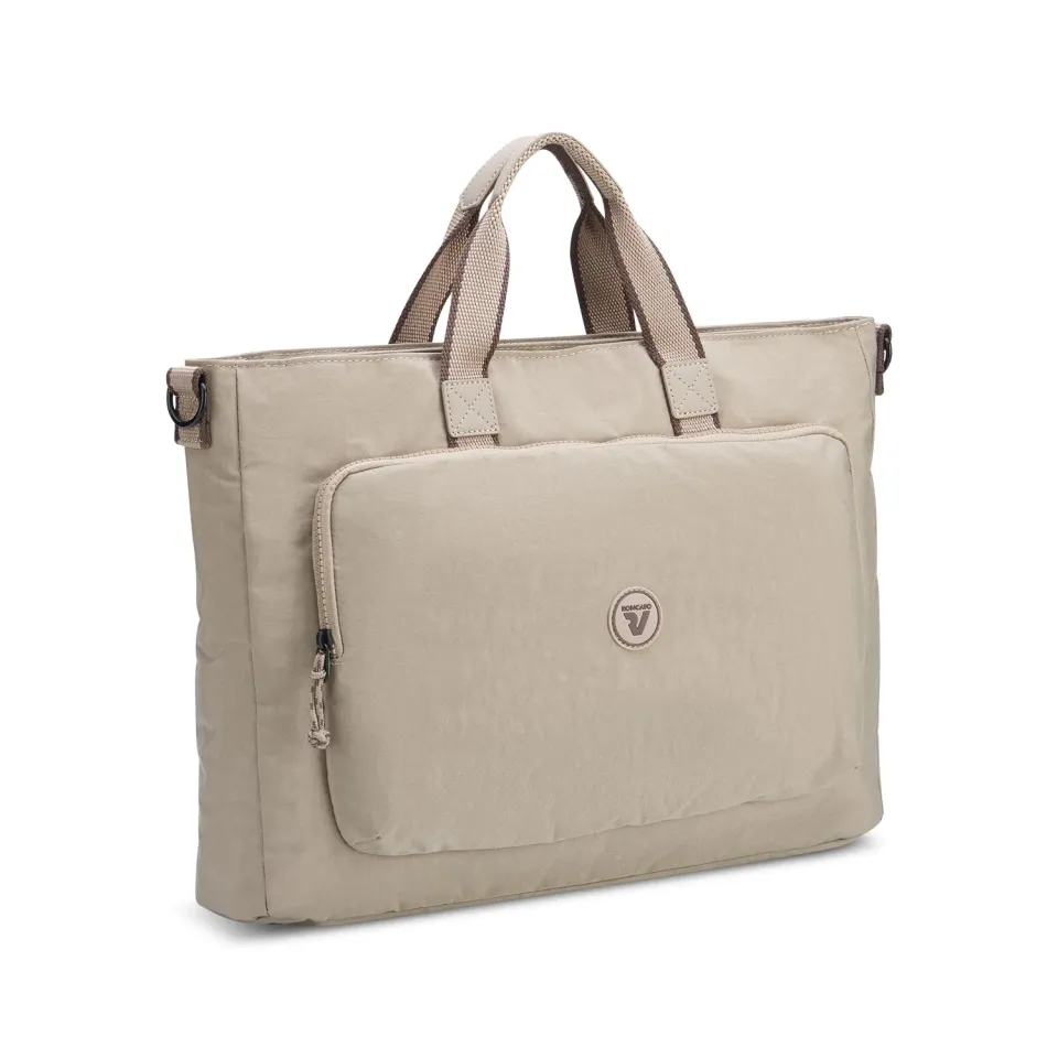 Roncato Rolling borsa ufficio trolley naturale 3 comparti