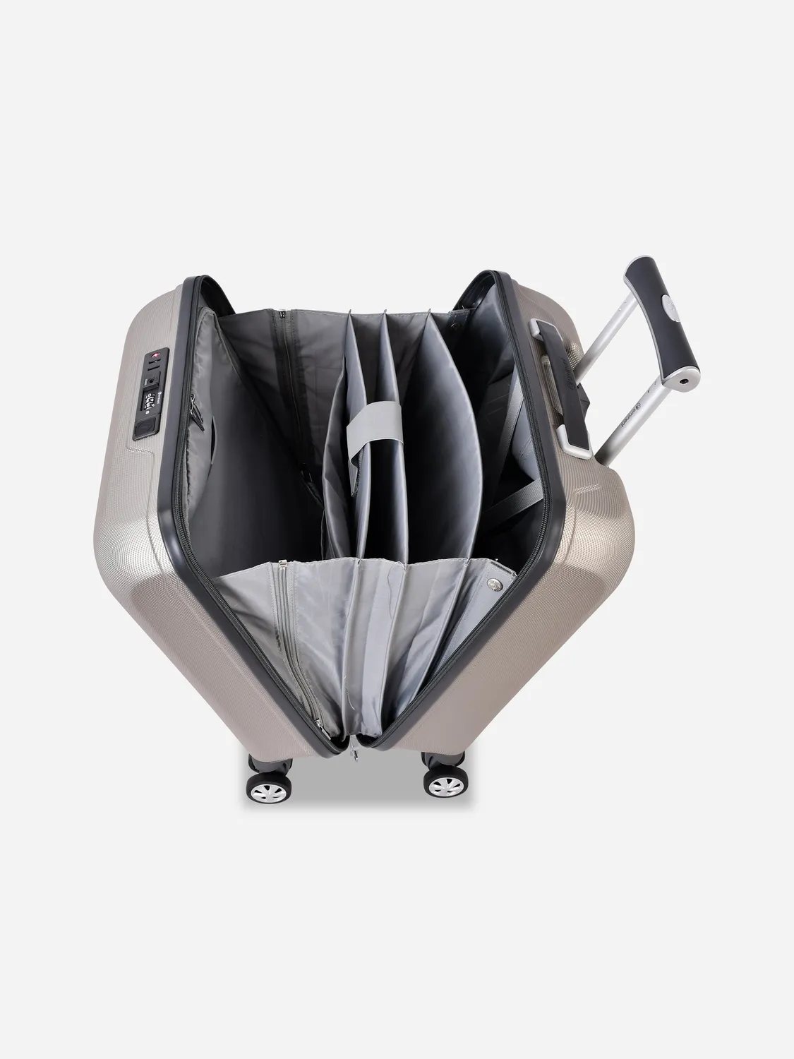 Eminent Kapstadt Ingresso Pilota trolley lavoro beige USB