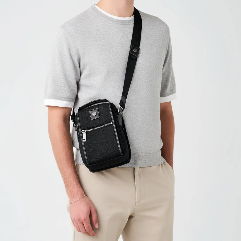 Jekyll & Hide Tokyo Crossbody Borsello Nero Nylon RFID