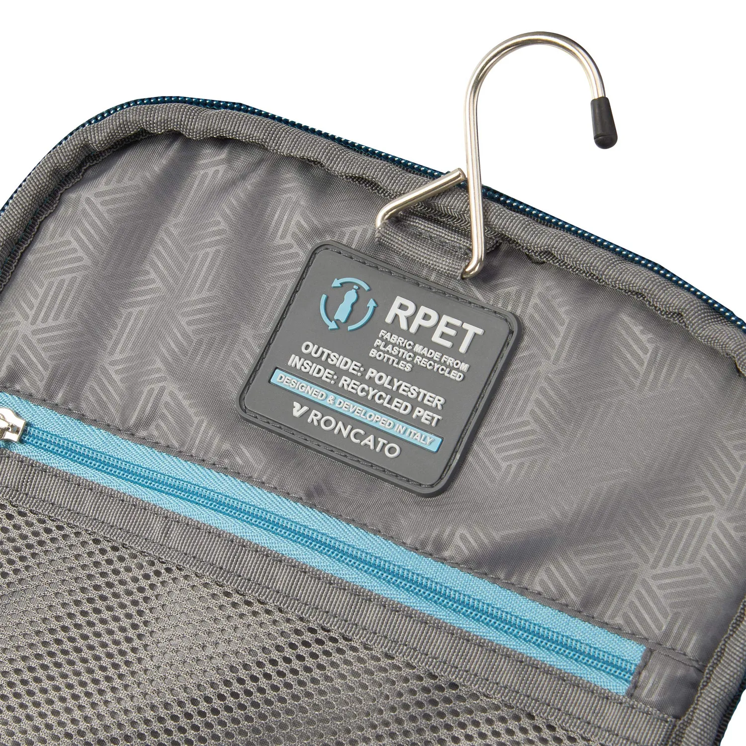 Roncato Crosslite Necessaire Viaggio Nero 25x19x15 con Gancio