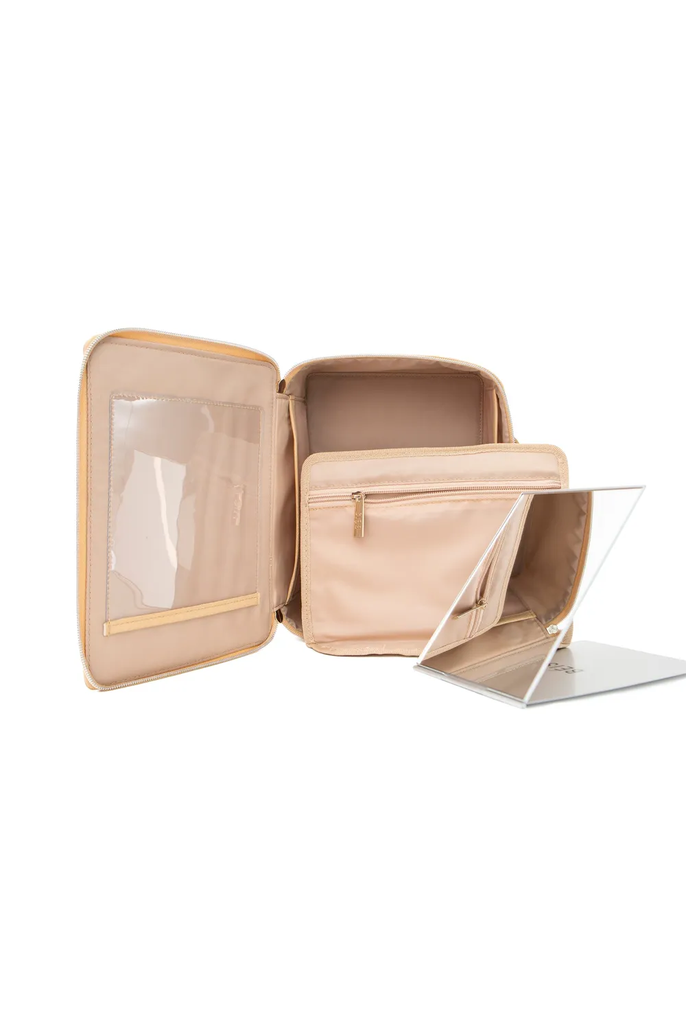 Beis The Cosmetic Case beauty case beige impermeabile