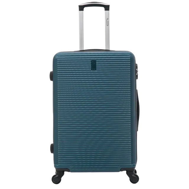 CELIMS L 65 cm valigia da stiva verde rigida ABS