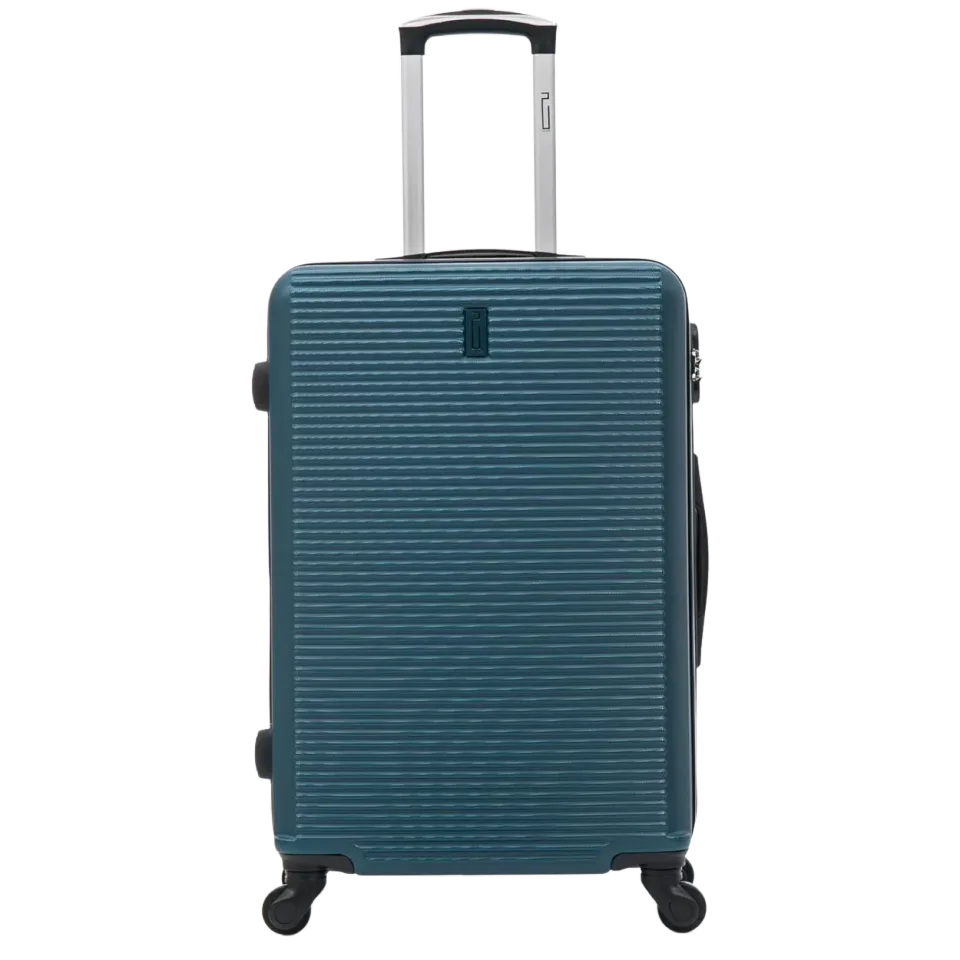 CELIMS L 65 cm valigia da stiva verde rigida ABS