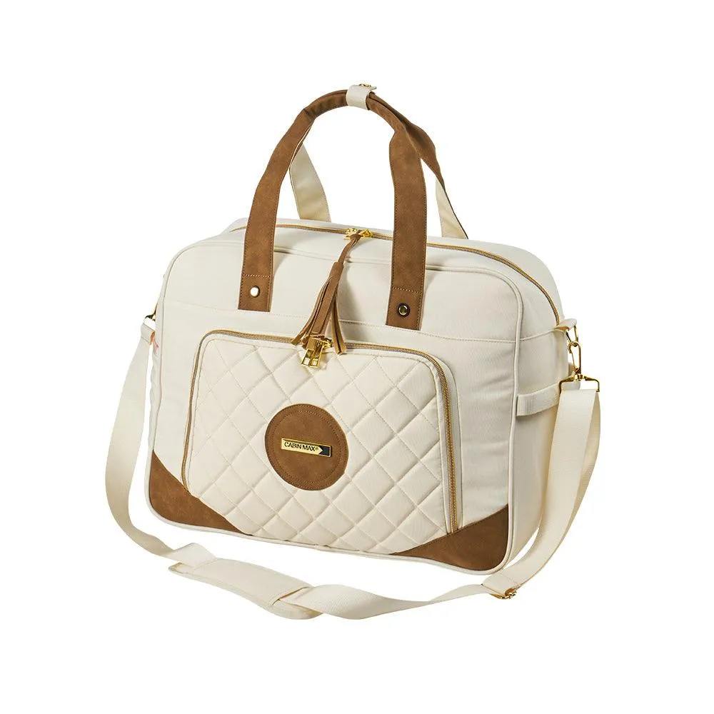 Cabin Max Lyon Vela borsone 45x36x20 crema-oro 30L laptop