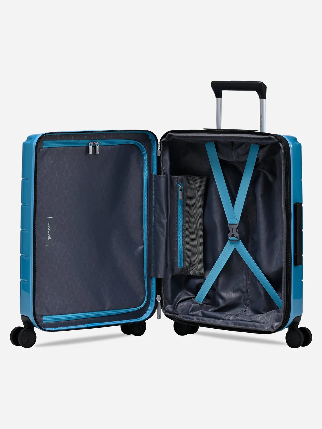 Eminent Voyager Cabina Espandibile trolley turchese rigido