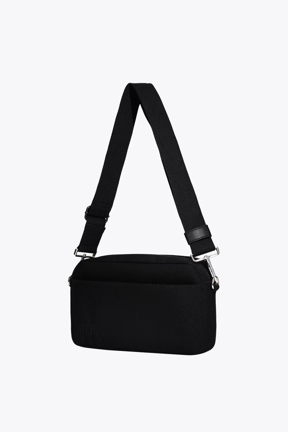Beis Travel Crossbody borsa tracolla nera Black documenti
