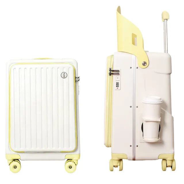 CELIMS PopSeat Valigia Cabina Bimbo Bianco Gialla sedile