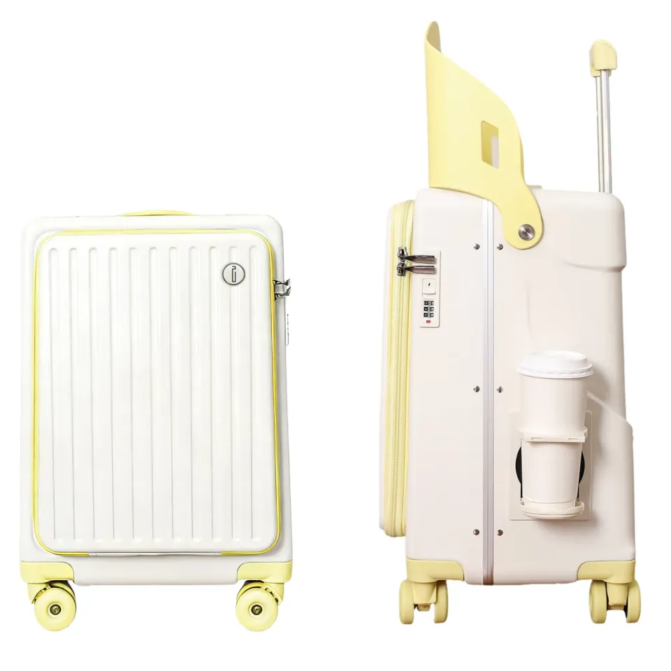 CELIMS PopSeat Valigia Cabina Bimbo Bianco Gialla sedile
