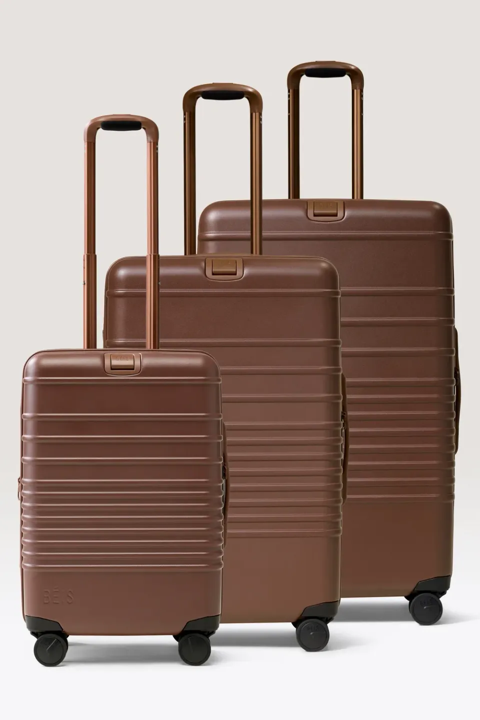 Beis 3 Piece Luggage Set valigie 3 pezzi maple rigide