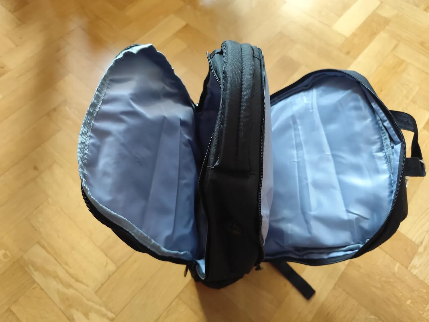 Kono Zaino Porta PC 15,6 Pollici Nero antifurto USB