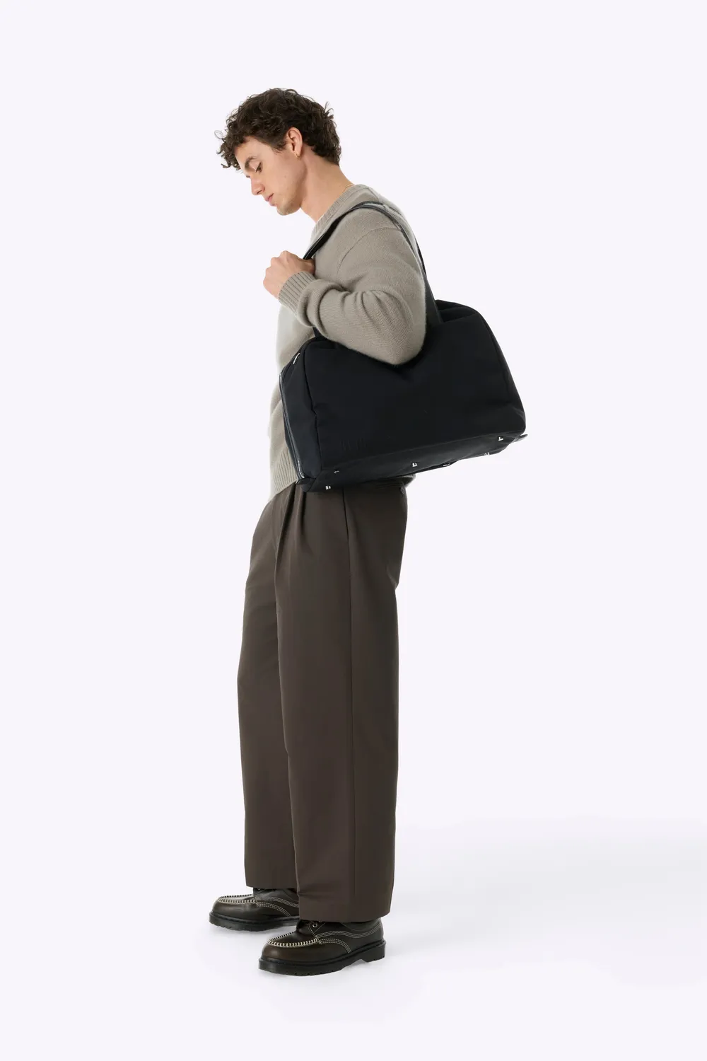 Beis The Duffle borsone viaggio nero porta PC