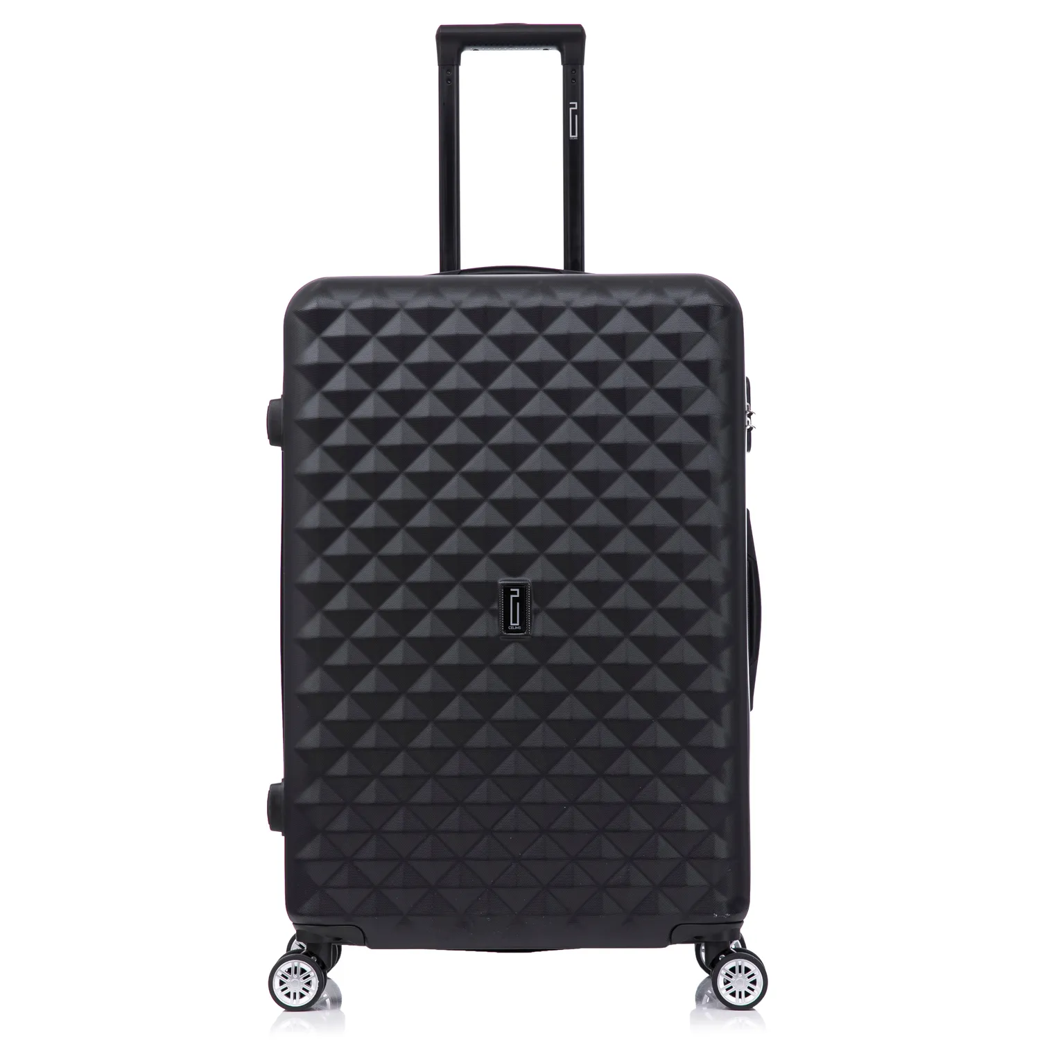 CELIMS Urban XL valigia stiva rigida nera 75 cm + beauty case