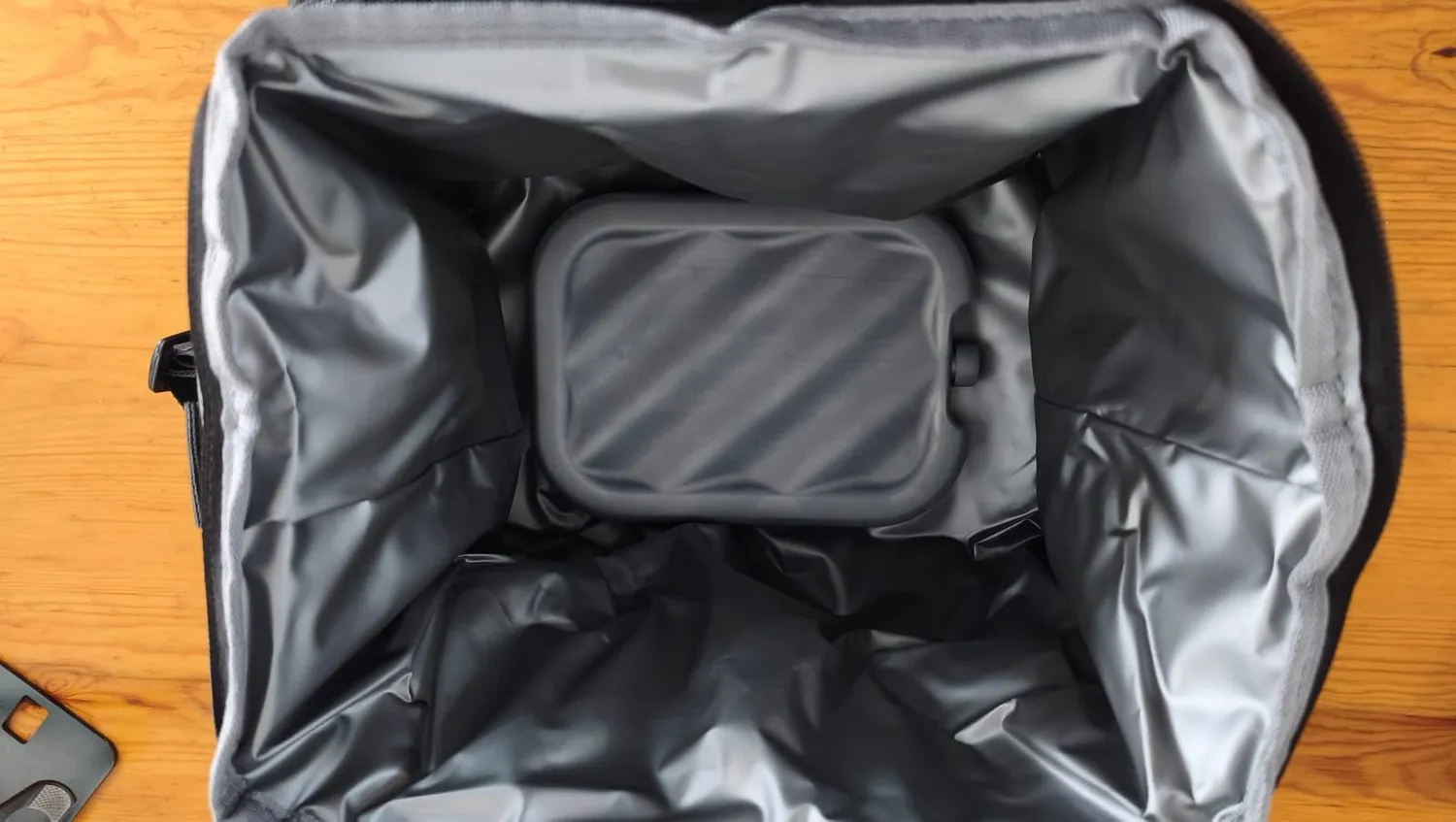 Kono Borsa Termica 9L Grigio Nero Porta Pranzo Isolata