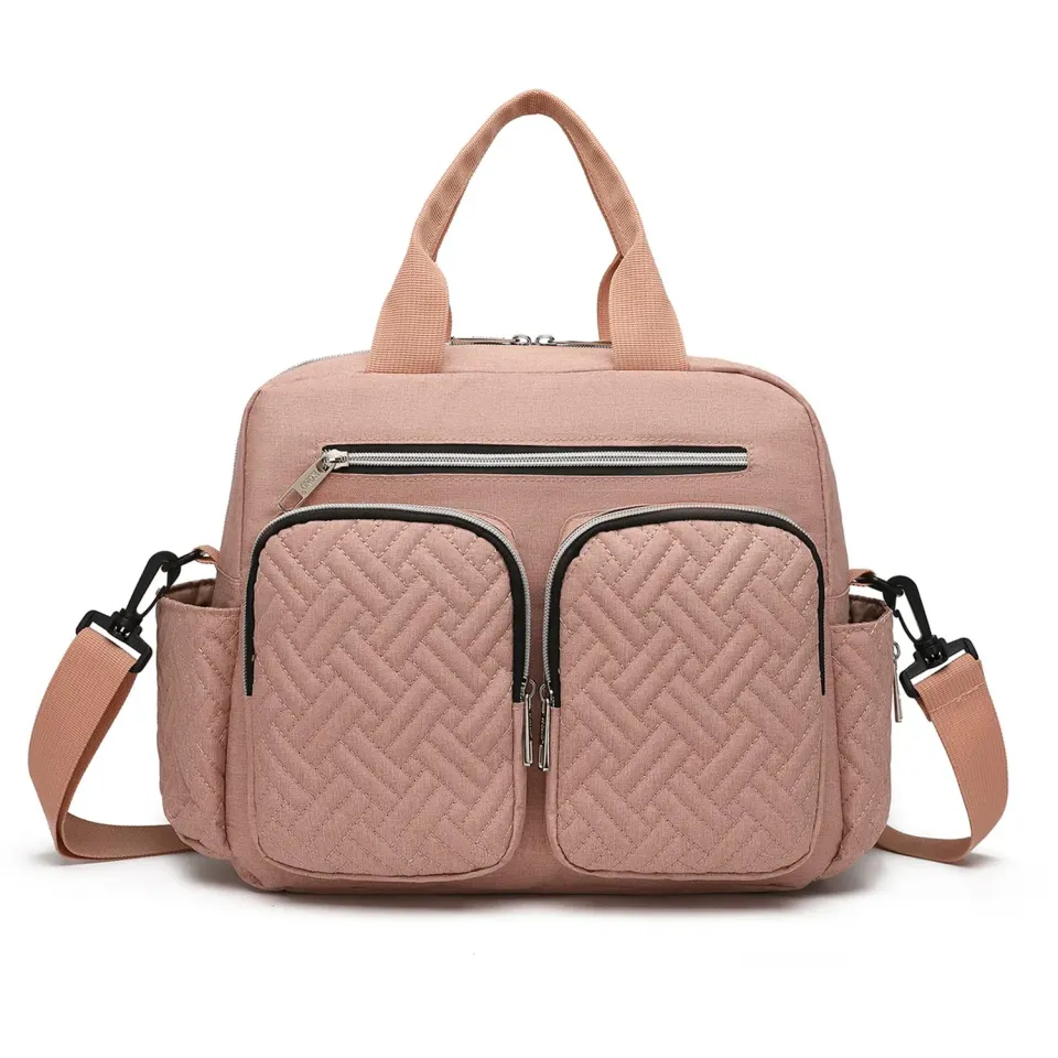 Kono Borsa Fasciatoio Rosa Impermeabile con Termiche