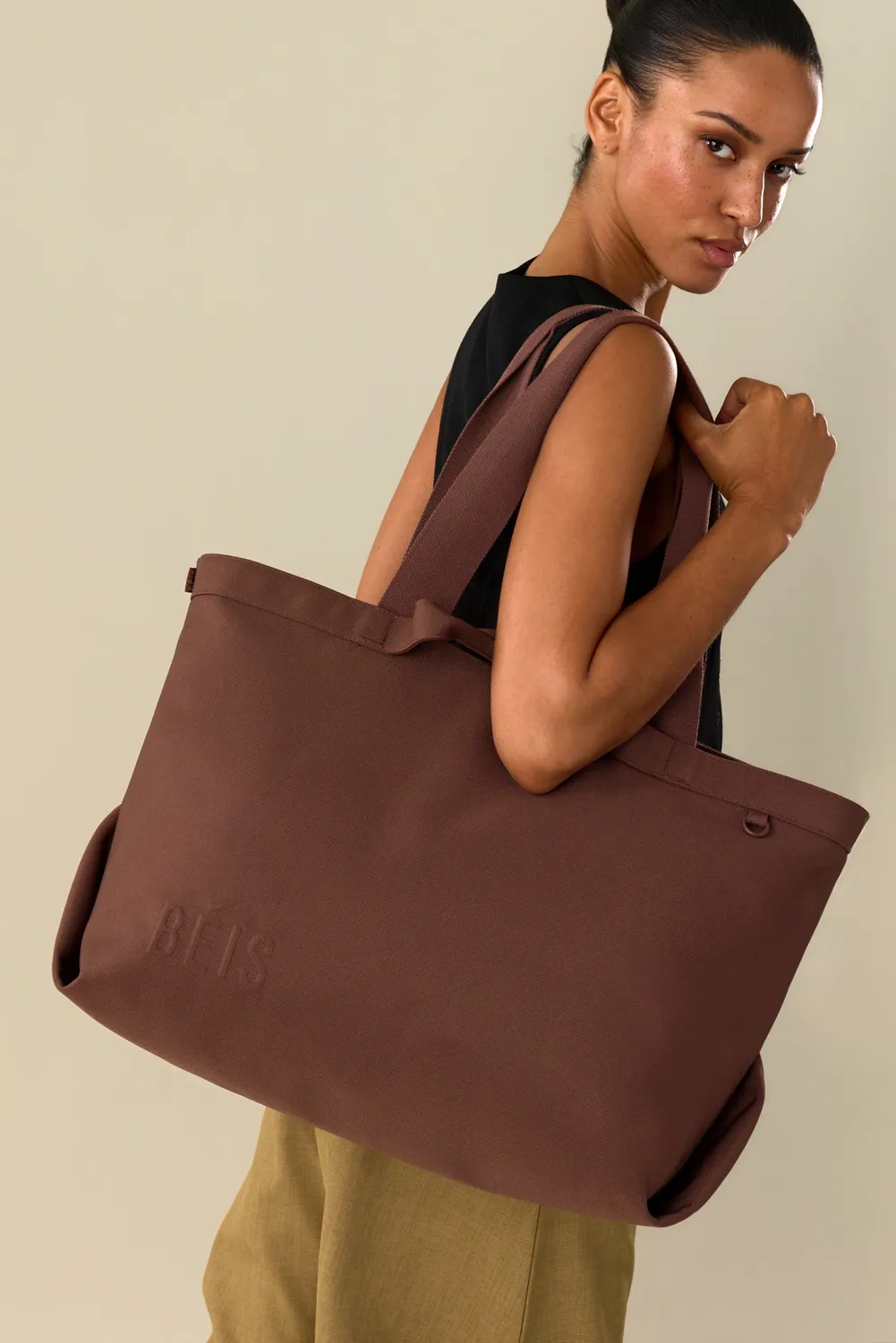 Beis Tote Set trolley bagaglio a mano + tote maple viaggio