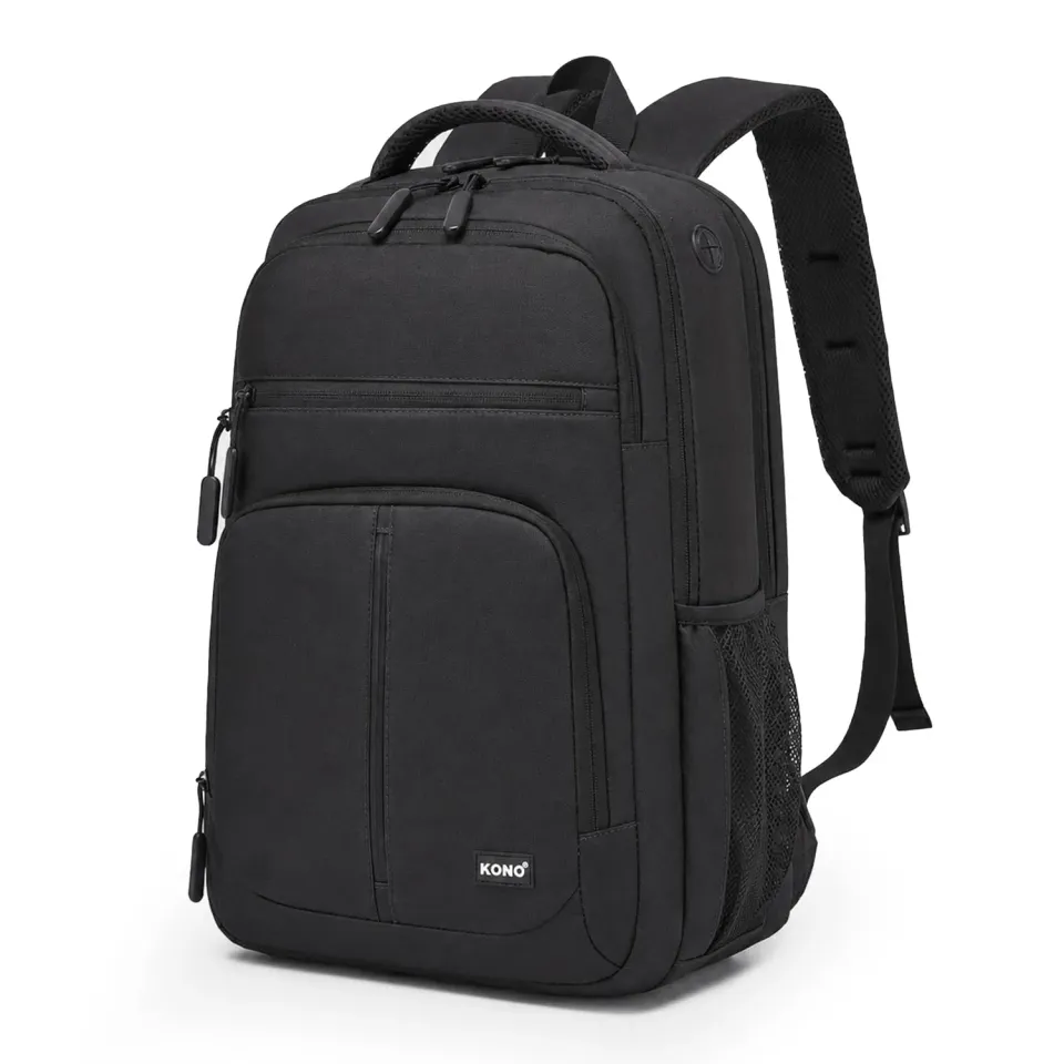 Kono Zaino Porta PC 15,6 Pollici Nero antifurto USB