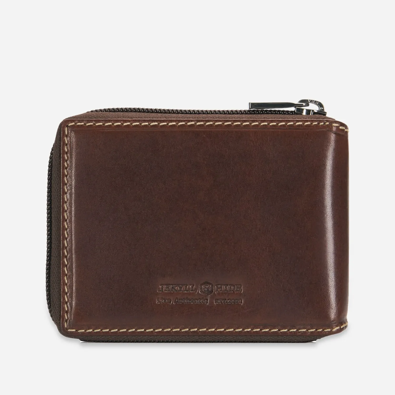 Jekyll & Hide Texas Zip Around portafoglio nero RFID uomo