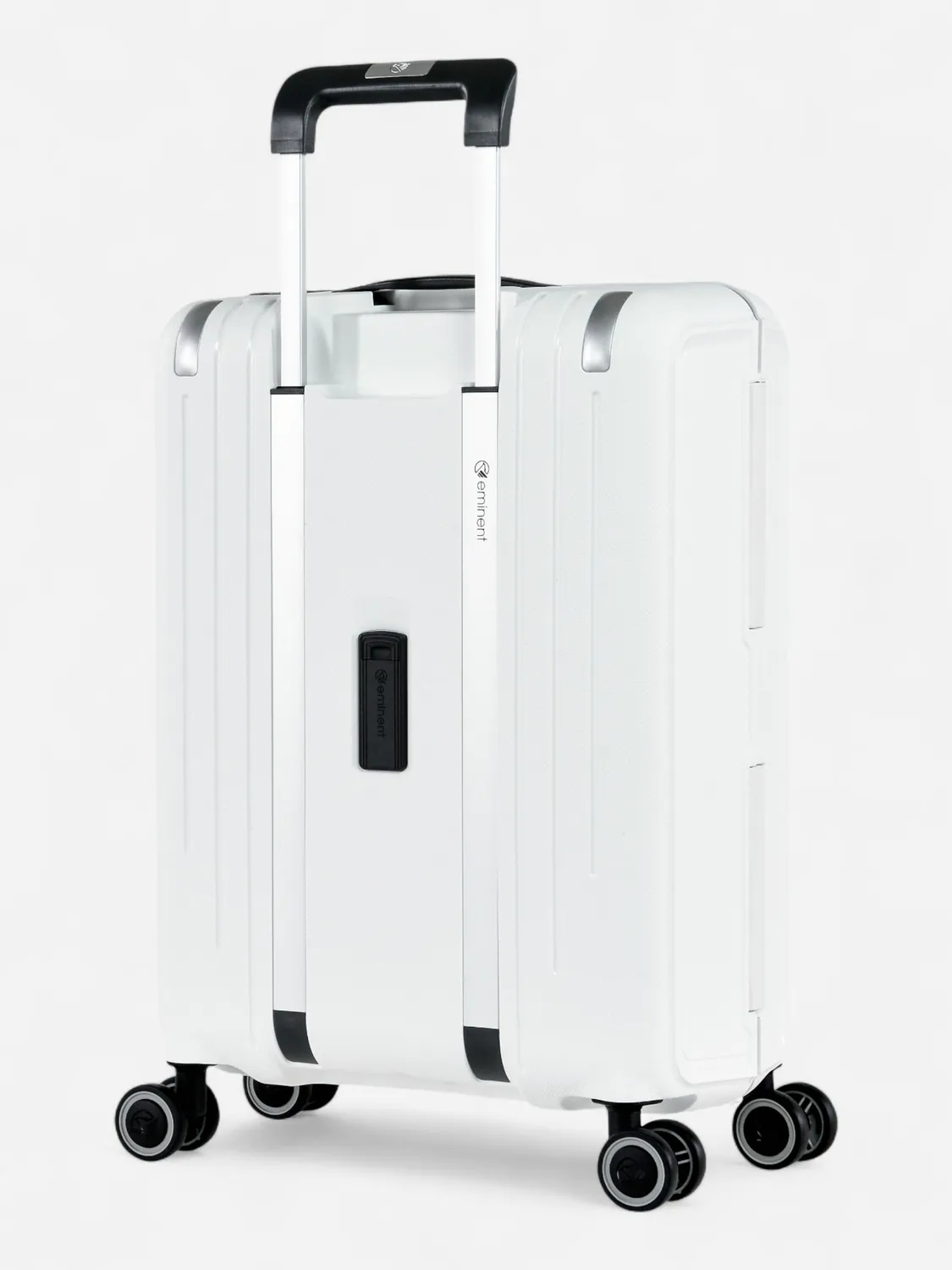 Eminent Vertica Cabina trolley bianco rigido senza zip