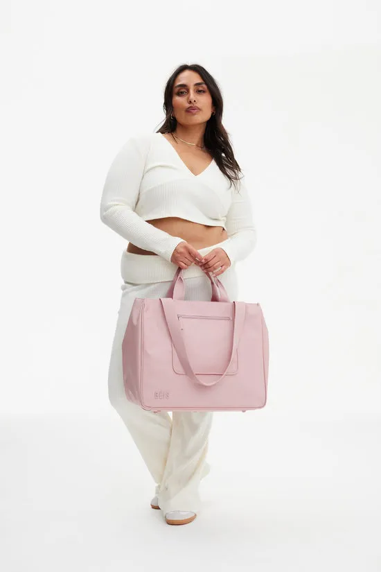 Beis East To West borsa tote rosa Atlas riciclata