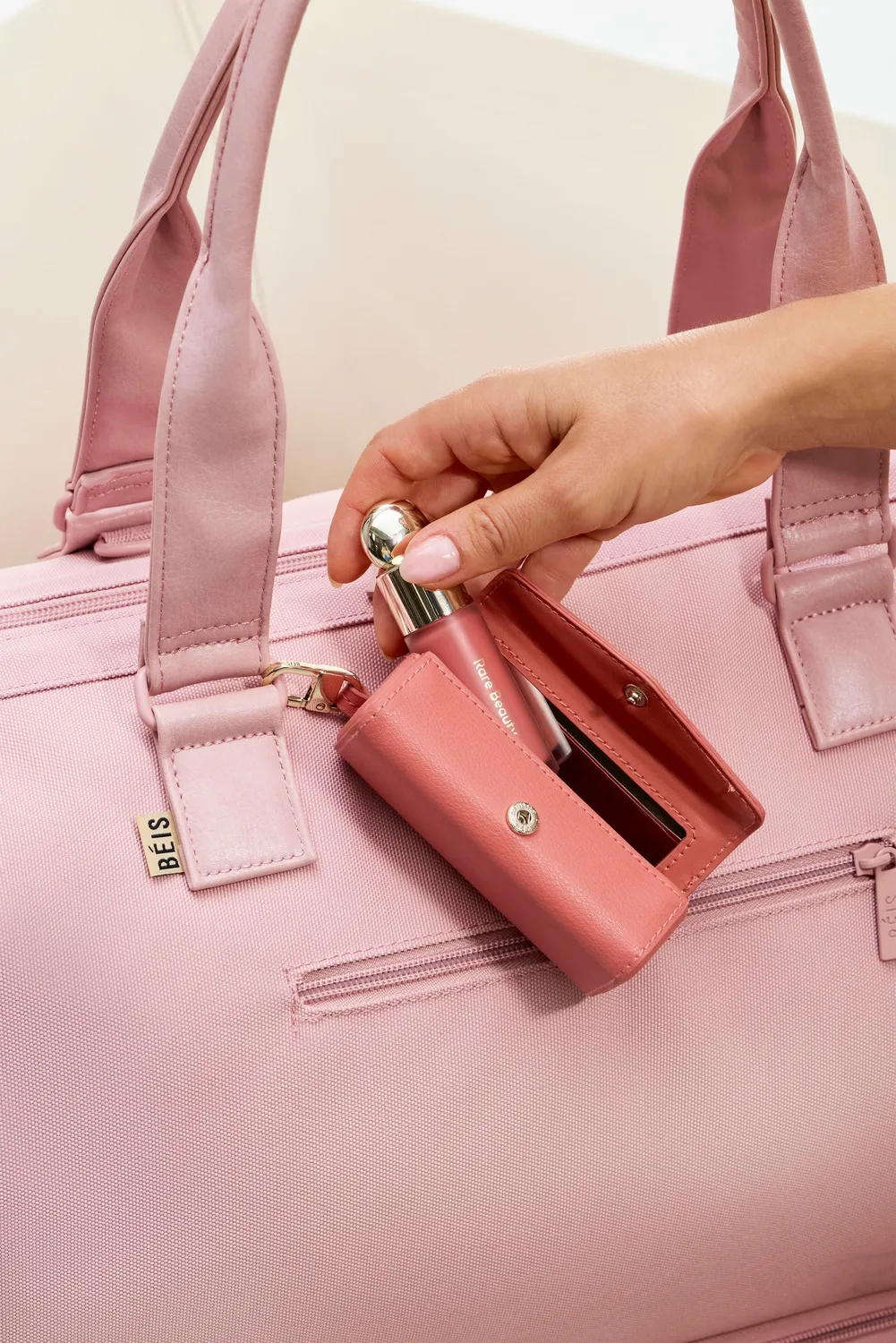 Beis Blush Case beauty case Worth compatto rosa