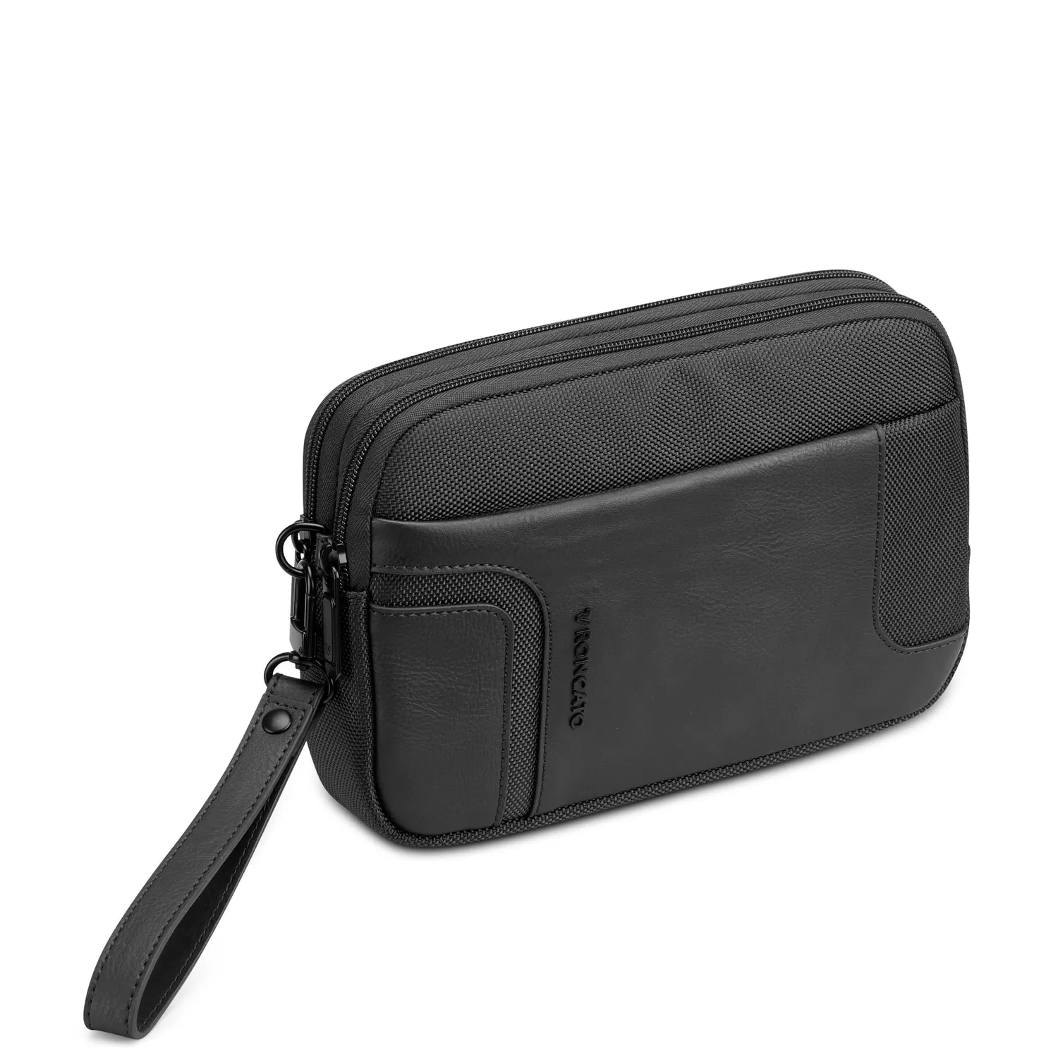 Roncato Panama 4.0 Borsello Uomo Nero 14,5x23 cm