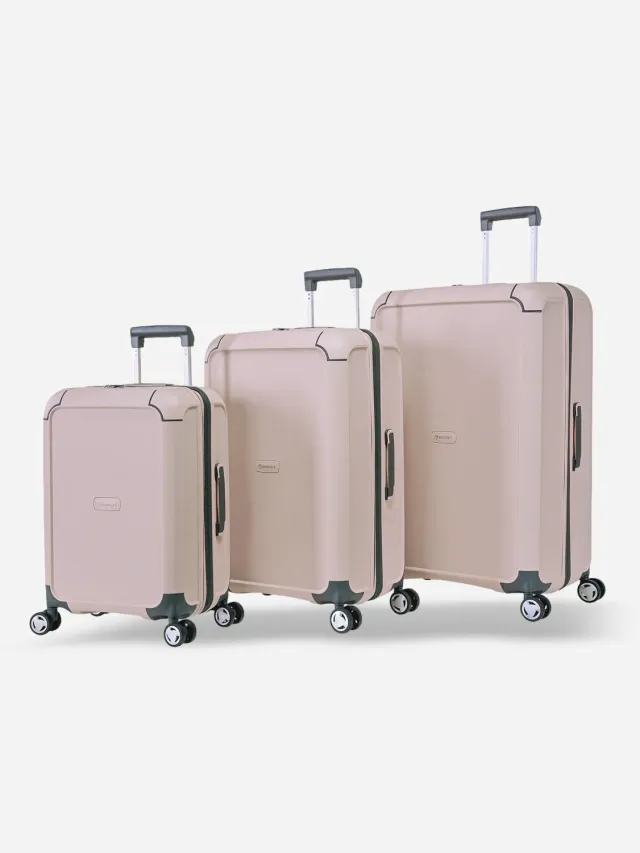 Eminent Aegis Set 3 Valigie Espandibili Rosa Rigido
