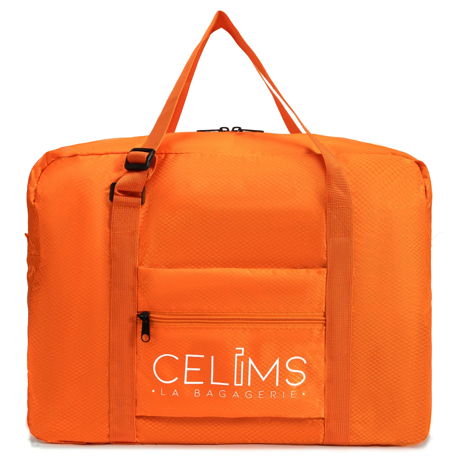 CELIMS Borsa Tracolla 40x30x20 Nero Nylon Pieghevole