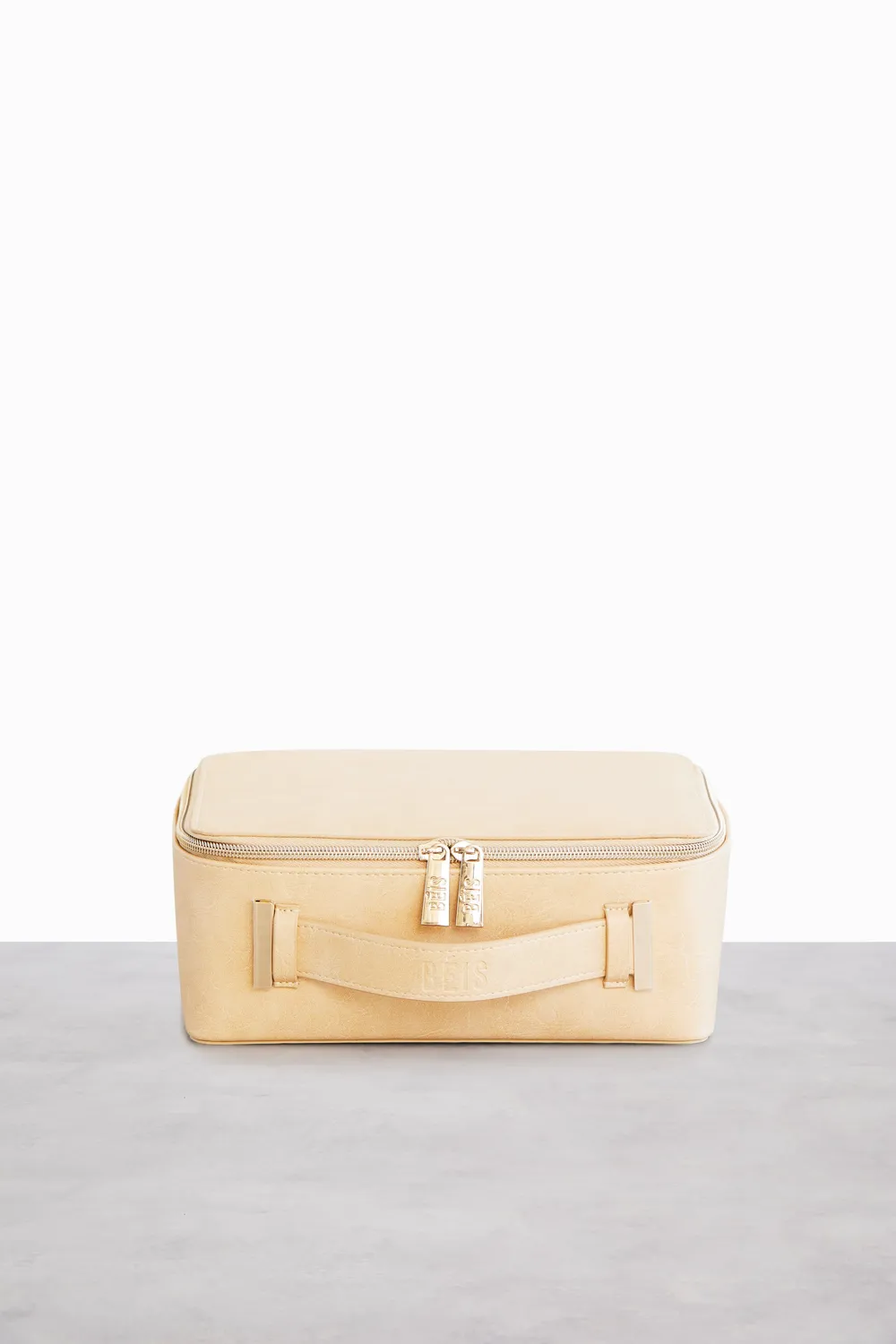 Beis The Cosmetic Case beauty case beige impermeabile