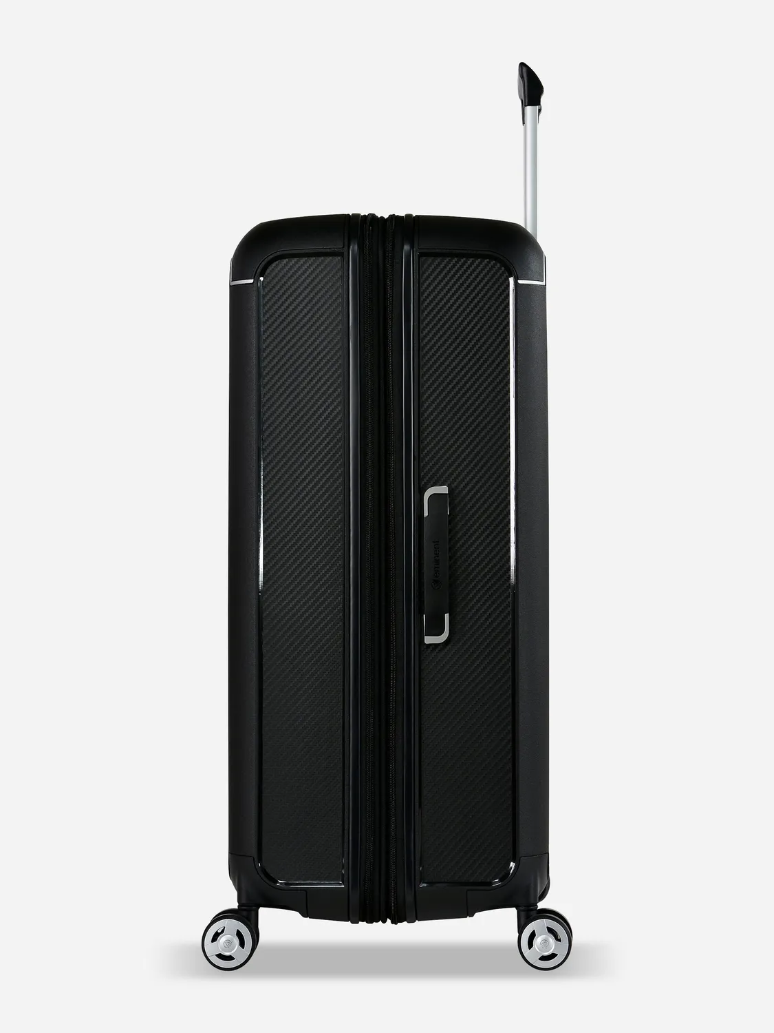 Eminent Aegis Grande trolley espandibile nero argento rigido