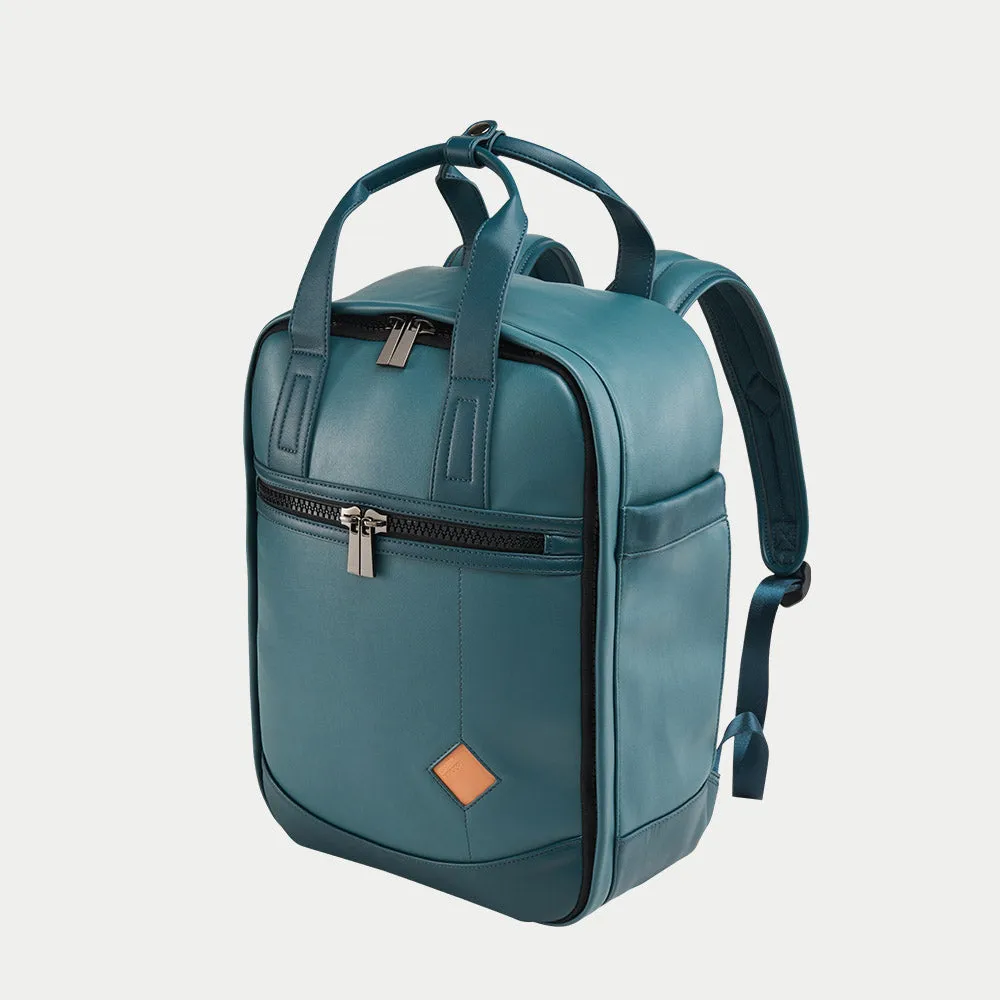 Cabin Max Lyon Poros zaino 40x30x15 eco-pelle 13" nero